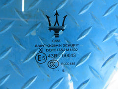 Maserati Quattroporte rear right door glass window #7280