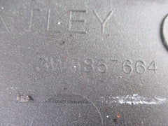 Bentley Flying Spur right B pillar panel trim molding brown #2534