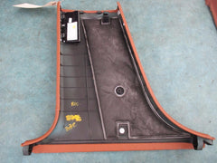 Bentley Flying Spur right B pillar lower panel cover trim brown #2529