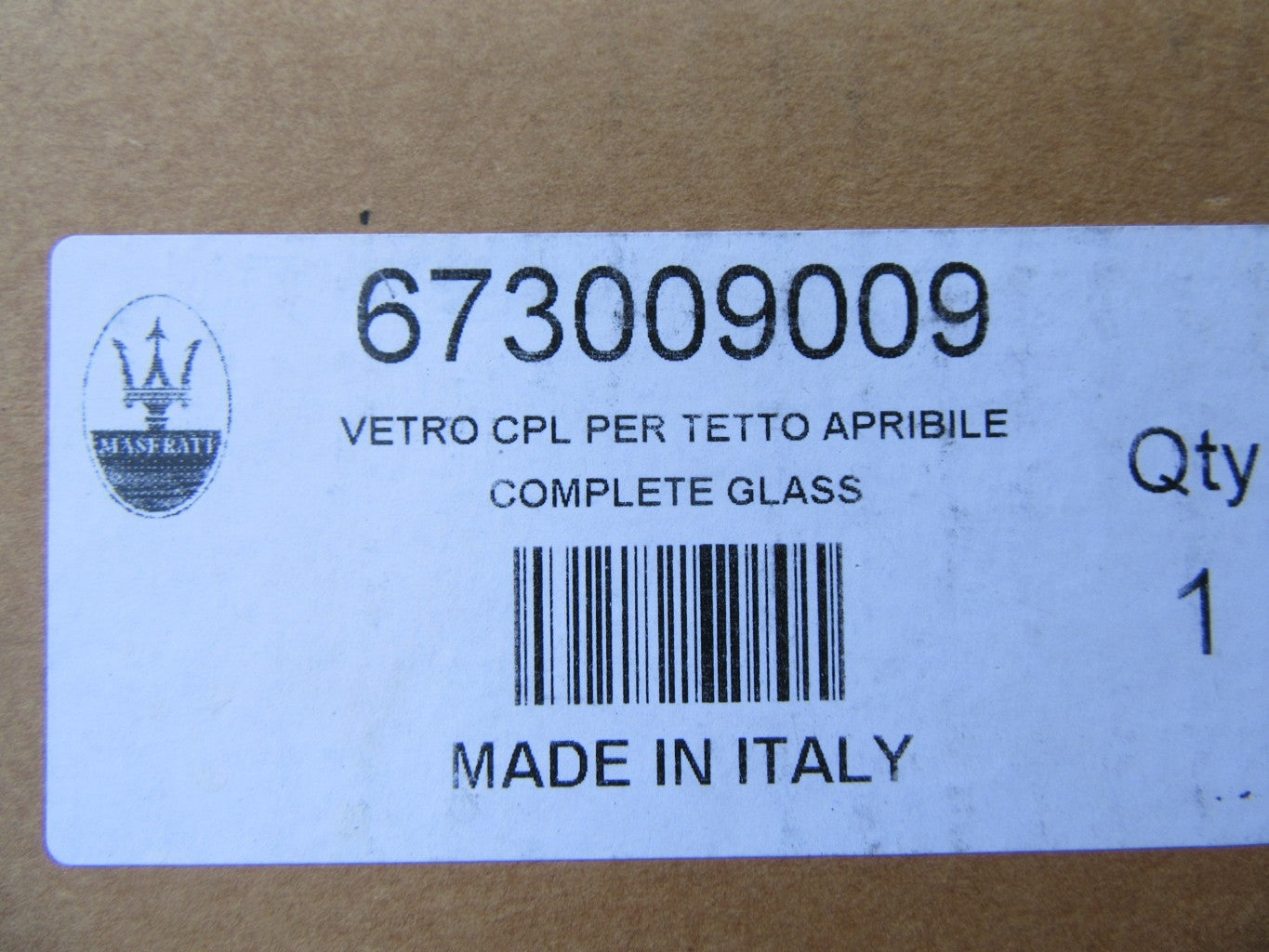Maserati Ghibli Quattroporte sun roof glass #0162