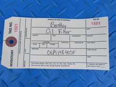 Bentley Continental Gt Gtc engine oil filter #9908