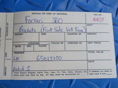 Ferrari 360 front left driver side wall frame control unit fixing brackets #4437