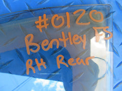 Bentley Continental Flying Spur right rear glass #0120