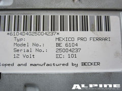 Ferrari F430 radio cd player