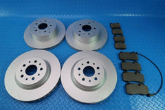 Maserati Quattroporte front rear brake pads & rotors smooth TopEuro #9826