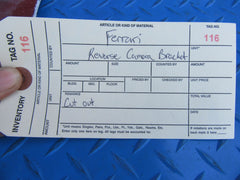 Ferrari 458 Italia Spider reverse camera bracket cut out #0116