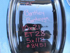 21" Bentley Bentayga wheel rim #8451