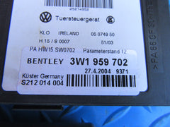 Bentley Continental GT right window motor #0128