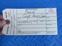 Maserati Ghibli Quattroporte radiator coolant reservoir caps 2pc #1558