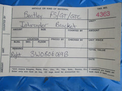 Bentley Flying Spur GT GTC intercooler left bracket #4363