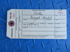 Bentley Continental Flying Spur armrest holder bracket #1561