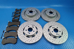 Mercedes E63 AmgS C63 Cls63 Amg front rear brake pads rotors TopEuro #9858