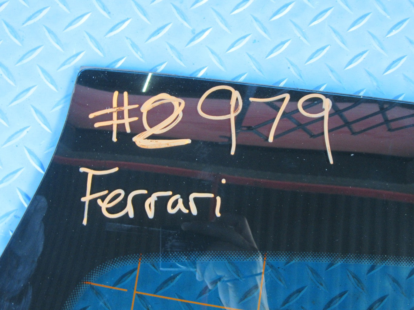 Ferrari 812 Superfast rear back engine glass #2979