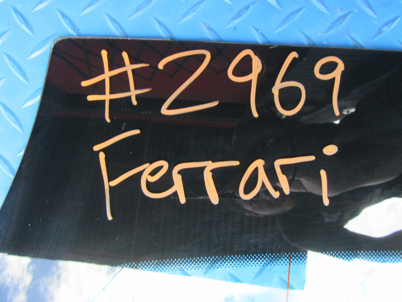 Ferrari 812 Superfast rear back engine glass #2969