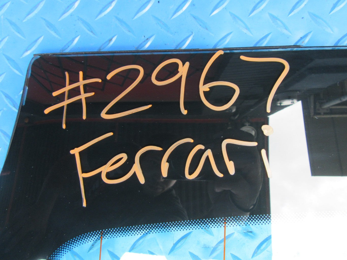 Ferrari 812 Superfast rear back engine glass #2967