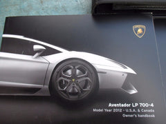 Lamborghini Aventador Lp700-4 lp700 owners manual handbook