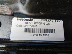 Ferrari F149 California convertible hard top rear roof frame lid #8438