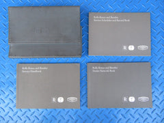 Rolls Royce Bentley service schedules dealer network handbooks pouch #0100