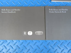 Rolls Royce Bentley service schedules dealer network handbooks pouch #0100
