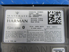 Maserati Ghibli information radio GPS display touch screen #7270