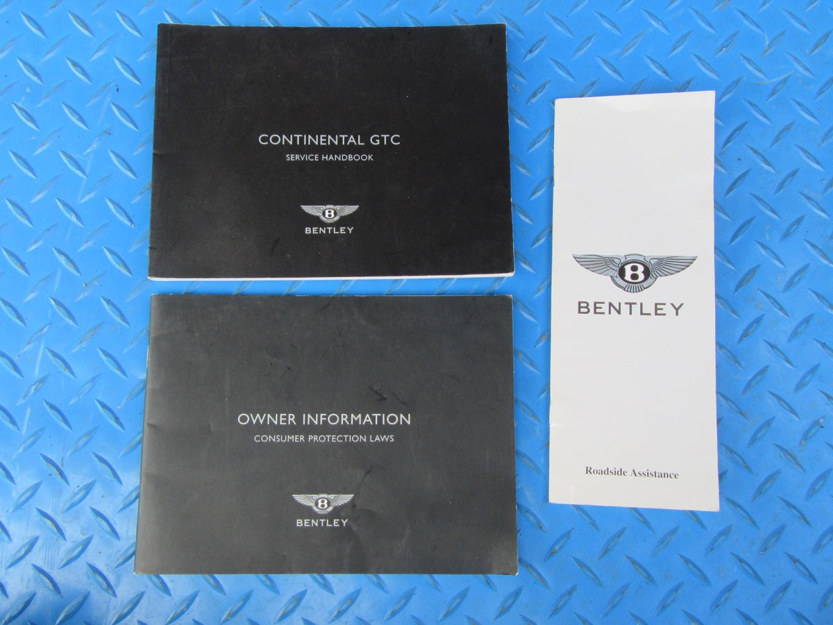 Bentley Continental GTC service handbooks #0104