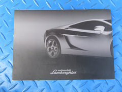 Lamborghini Gallardo warranty and scheduled maintenance plan booklet #0101