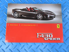 Ferrari 430 F430 Spider owner's manual #0105