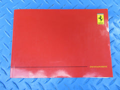Ferrari 360 430 599 612 infotainment booklet in Italian German English French #2995