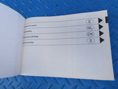 Ferrari 360 430 599 612 infotainment booklet in Spanish Dutch Danish Norwegian #2985