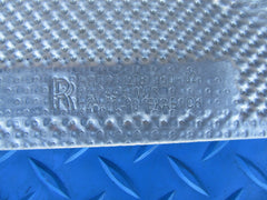 Rolls Royce Ghost right rear bumper heat shield #1593