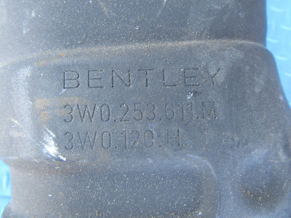 Bentley Continental GT GTC left exhaust muffler #8369
