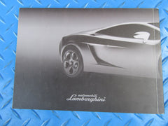 Lamborghini Gallardo warranty and scheduled maintenance plan booklet #2988