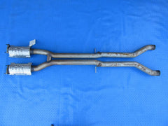 Bentley Continental Flying Spur rear mid pipe catalytic converters #8362