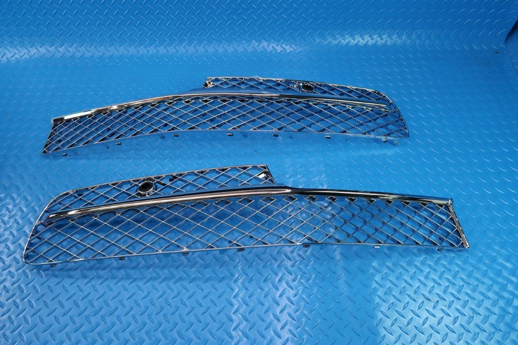Bentley Continental Flying Spur front bumper chrome grille left & right #9889