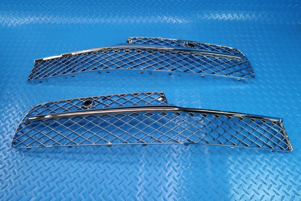 Bentley Continental Flying Spur front bumper chrome grille left & right #9889