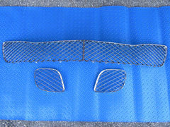 Bentley Continental Flying Spur Facelift front bumper chrome grilles #2949