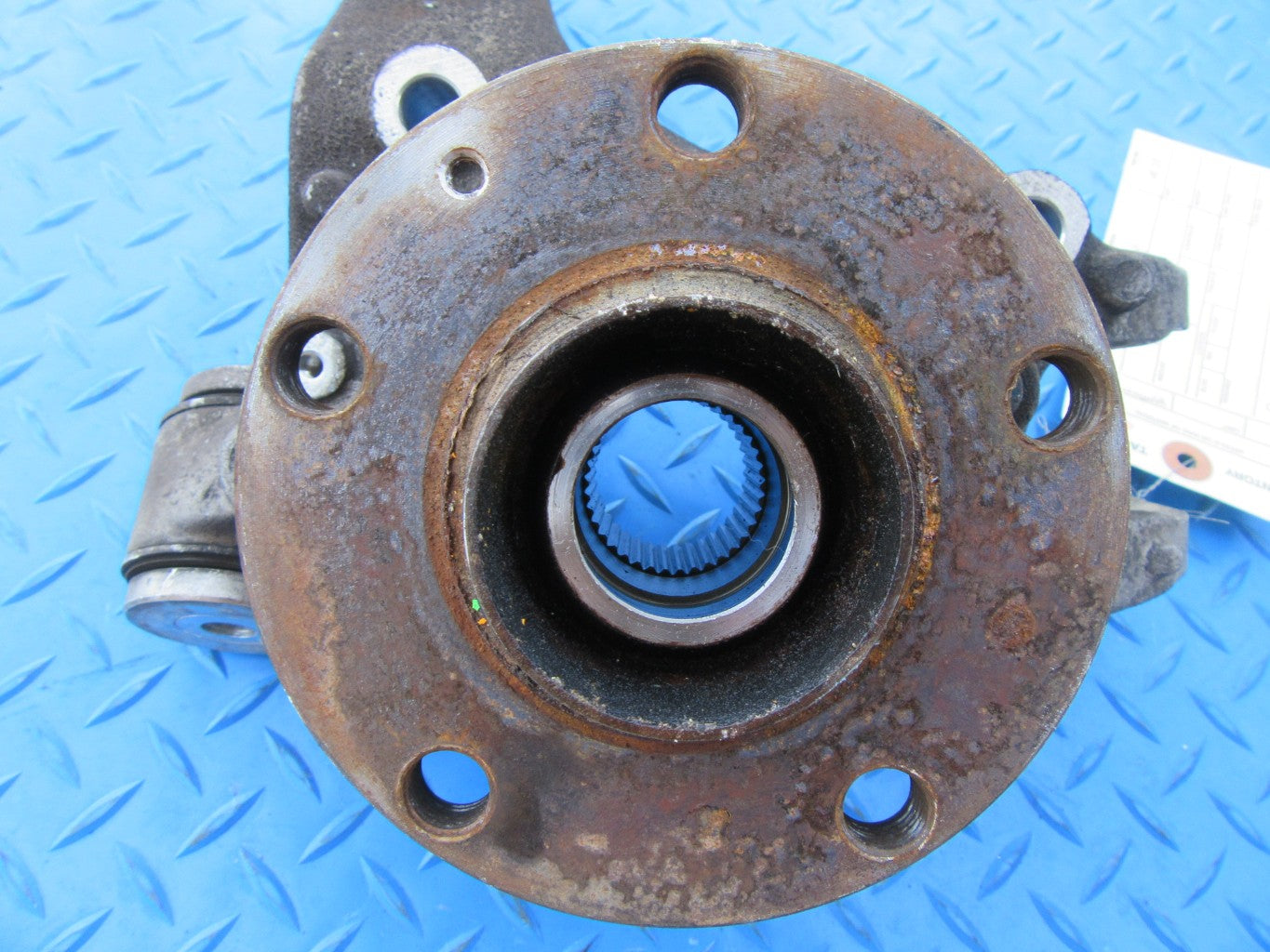 Bentley Continental Flying Spur GT GTC right rear spindle knuckle #0438