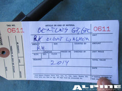 Bentley Coninental GT GTC Right headlight washer cover