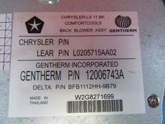 Maserati Ghibli Quattroporte Levante front seat fan #1679