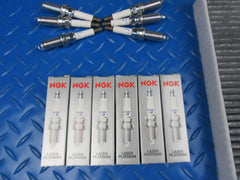 Maserati Ghibli spark plugs oil air cabin filters wiper blades service kit #7054