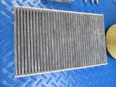 Maserati Ghibli spark plugs oil air cabin filters wiper blades service kit #7054