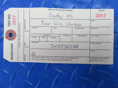 Bentley Continental Flying Spur right rear door main wire harness #2917