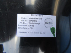 Maserati Quattroporte center console compartment trim panel gloss wood #8574