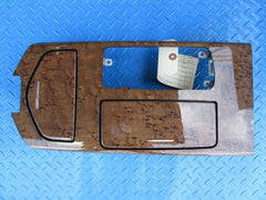 Maserati Quattroporte center console compartment trim panel gloss wood #8575
