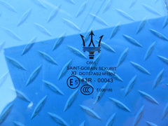 Maserati Quattroporte rear right door glass window #2908