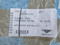 Bentley Continental Flying Spur headrest display screen surround trim #1710