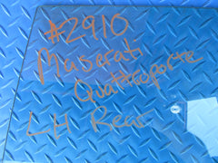 Maserati Quattroporte left rear door glass window #2910
