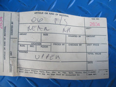 Bentley Continental Flying Spur right rear door upper hinge #2634