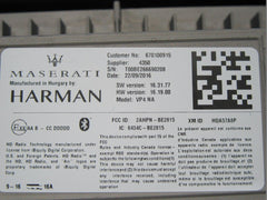 Maserati Ghibli radio gps info touchscreen display screen #8593