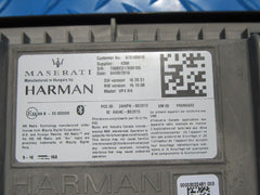 Maserati Ghibli radio gps info touchscreen display screen #8597